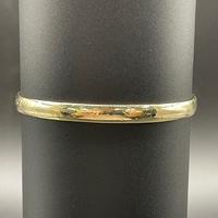 Ladies 9ct Yellow Gold Round Bangle