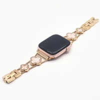 Apple Watch Series 10 42mm 64GB GPS Rose Gold Clover Patterned Strap