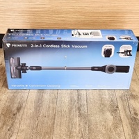 Prinetti 2 in 1 Cordless Stick Vacuum Handheld HEPA LED Display