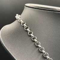 Ladies 925 Sterling Silver Belcher Link Necklace