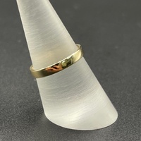 Unisex 10ct Yellow Gold Plain Wedding Band Ring