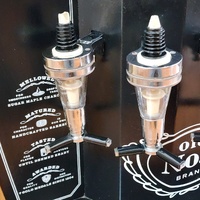 Jack Daniels Vintage 5 Bottle Barrel Liquor Dispenser Optic Wall Mount