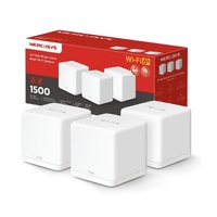 Mercusys Halo H60X(3-pack) AX1500 Whole Home Mesh WiFi 6 System