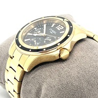 Chisel 5829304 Gold Tone Stainless Steel Chronograph 100m WR Watch