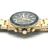 Chisel Vanguard Mens Watch 5821038 Chronograph Analog Gold Tone Stainless Steel