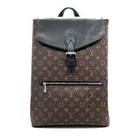 Louis Vuitton Macassar Palk Backpack Monogram Brown Canvas "Heavy Wear"