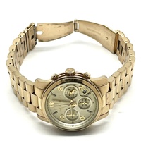 Michael Kors Runway Chronograph Womens Gold Tone Stainless Steel Watch MK5055