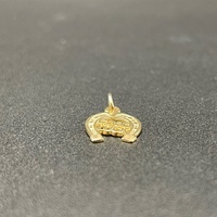 Unisex 9ct Yellow Gold Good Luck Horseshoe Pendant
