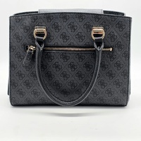 Guess Noelle Girlfriend Logo Bag BG787906 Black with Handles and Shoulder Strap