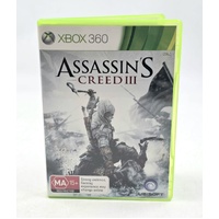 Assassins Creed III Freedom Edition Xbox 360 Game Box Set PAL Ubisoft