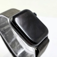 Apple Watch SE 44mm GPS + Cellular Midnight Aluminum Case Milanese Loop Band