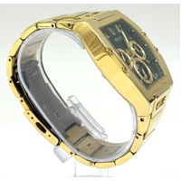 Guess Phoenix GW0456G3 Gold Square Green Dial Multifunction Mens Watch