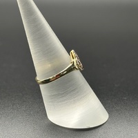 Ladies 9ct Yellow Gold Red Gemstone Ring