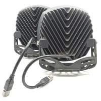 Dual LED Driving Lights Projector Lens Waterproof Car Offroad