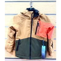 O'Neill Youth Jacksaw Snow Jacket Size 8 Rich Caramel Waterproof
