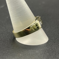 Mens 9ct Yellow Gold Signet Ring