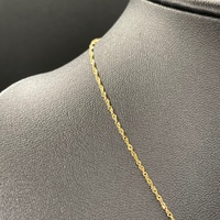 Ladies 9ct Yellow Gold Singapore Twist Link Necklace