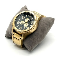 Nixon Simplify The 51-30 Chrono All Gold Black Stainless Steel Mens Watch