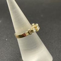 Ladies 14ct Yellow Gold Natural Diamond Ring