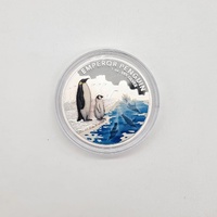 2023 $5 Emperor Penguin 1oz Silver Proof Coin Coloured Royal Australian Mint