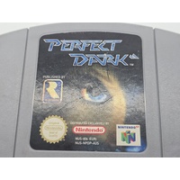 Nintendo 64 Perfect Dark N64 Game Cartridge First Person Shooter PAL Version