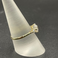 Ladies 9ct Yellow Gold Cubic Zirconia Ring