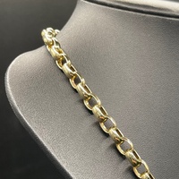 Ladies 9ct Yellow Gold Belcher Link Necklace