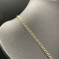 Unisex 9ct Yellow Gold Anchor Link Necklace