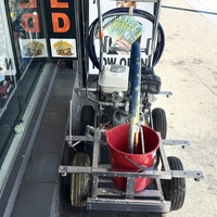 Atomex LM‑70G Single Gun Line Marking Machine 6HP Honda GX‑200 3300 PSI