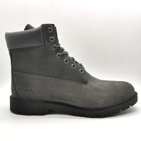 Timberland Classic 6 Inch WP Boot Dark Grey Nubuck Mens 12 TB0A2GPTC64