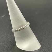 Ladies 18ct White Gold Natural Diamond Enhancer Ring