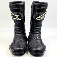 Alpinestars S-MX 5 Motorcycle Boots Black - Size 44 - Road Racing