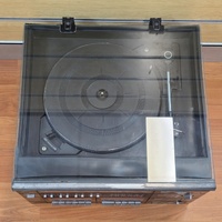 PYE Audio EAK1005A Vintage Stereo System with Turntable Dual Cassette and Radio