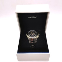 Seiko Coutura Perpetual Two Tone Solar Chronograph V198-0AB0 Watch
