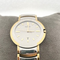 Rado DiaStar 129.0533.3 Two Tone Gold Swiss Quartz Unisex Watch Date