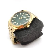 Chisel Green Dial Gold Tone Stainless Steel Mens Analog Watch 5821044