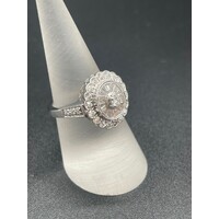 Ladies 14ct White Gold Diamond Ring (Pre-Owned)