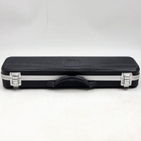 Huxley AFC-0125-F Student Flute with Hard Case - Silver Plated Concert Flute