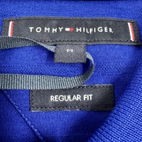 Tommy Hilfiger Jacquard Striped Polo Shirt Regular Fit Men's Size M Classic Casual Designer Top