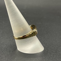 Mens 18ct Yellow Gold Diamond Ring