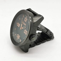 Nixon Take Charge The Corporal Black Rose Gold Stainless Steel Watch