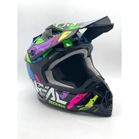 O'Neal Limited Edition 2SRS Glitch Multi Motocross MX Helmet Size M