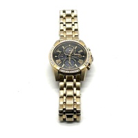 Seiko Le Grand Sport Solar Chronograph V172-0AN0 Black Gold Tone Watch