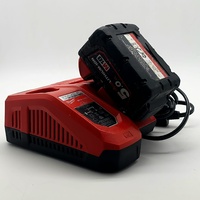 Milwaukee M12 M18 Corded Rapid Battery Charger M12-18FC 155W with 5.0Ah Battery