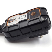 Harley-Davidson 1A Battery Charger with Jumper Leads Motorcycle Battery Charger