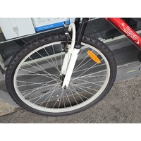 Repco 18 Speed Mountain Bike Red 26 Inch Wheel Shimano Gears Stunt Pegs