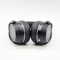 BlueAnt PumpX Gym ANC Over-Ear Bluetooth Headphones Black Silver