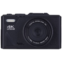 Vivitar Flip Screen Digital Camera Black 20MP 4K Ultra HD