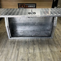 MW Ute Aluminium Tool Box Side Opening 1480mm Checker Plate with Key