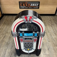 Signify EA0403/46486 Retro Jukebox Bluetooth CD USB FM LED Party Speaker